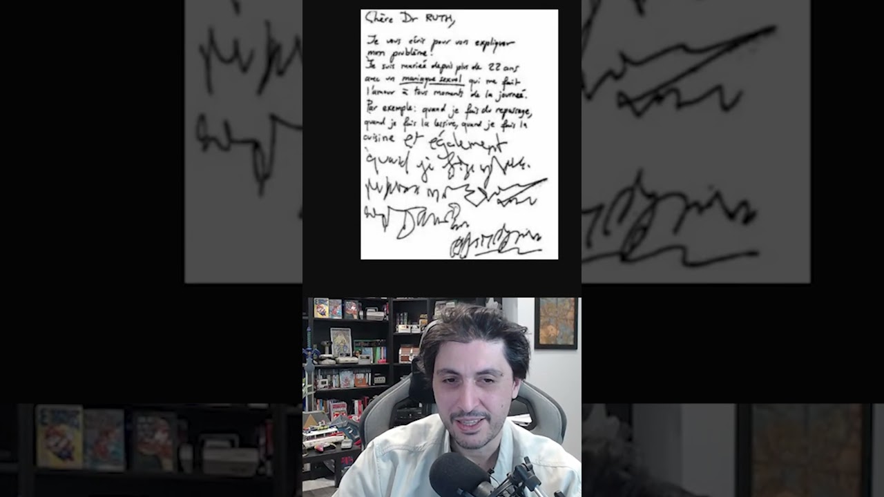 Une femme écrit a son docteur sur le problème de son mari