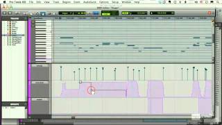 Pro Tools 8 101   Editing MIDI Automation