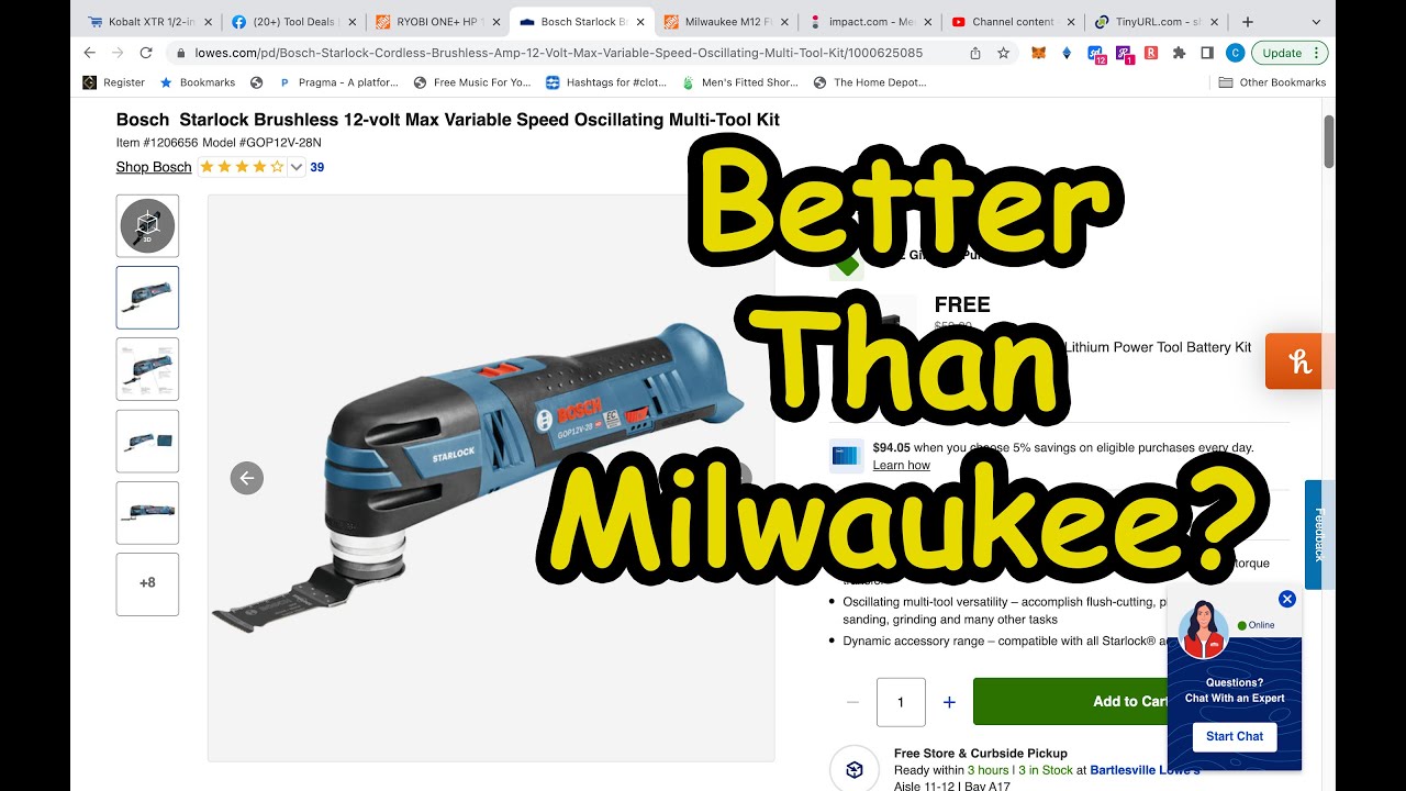 Knipex Bosch & Metabo HPT Tool Deals YouTube