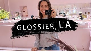 GLOSSIER LA SHOWROOM TOUR, Haul + INSTAGRAM GIVEAWAY