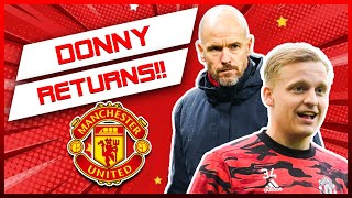 🛑 DONNY RETURNS!! HUGE BOOST!! As key defender set to MISS WEMBLEY SEMIFINAL!!