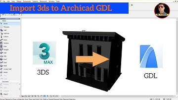 | Archicad Tutorial | - | Steps to Import 3DS file to Archicad | Archicad tutorial 2022 | rkvideo1 |