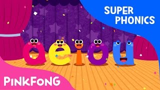 Video thumbnail of "The Vowel Family | Super Phonics | Pinkfong Songs for Children"