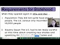 Struggle for Statehood: State Requirements