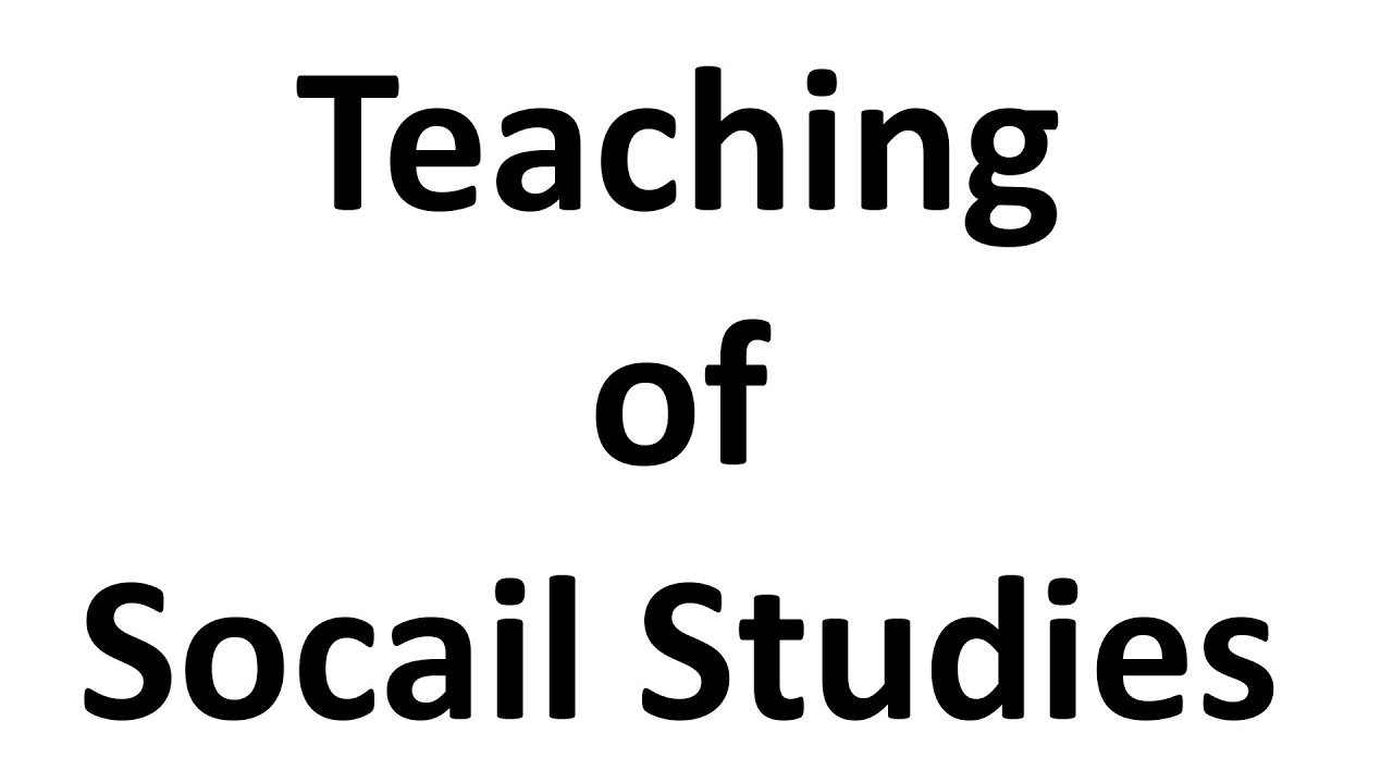 Teaching of social studies YouTube