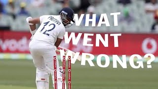 Why Is Prithvi Shaw Struggling Against Inswingers? | Technique Analysis