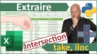 Extraire aux intersections par formule Python dans Excel