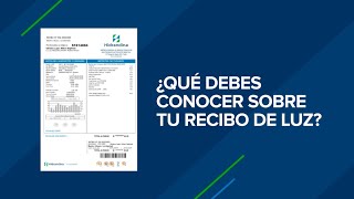 ¿Qué debes conocer sobre tu recibo de luz?🧐