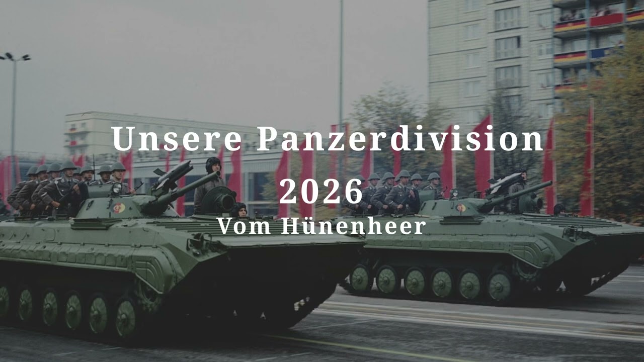 Unsere Panzerdivision [2026 Remake Alternative Version] [East Germany Song] [Vom Hünenheer]
