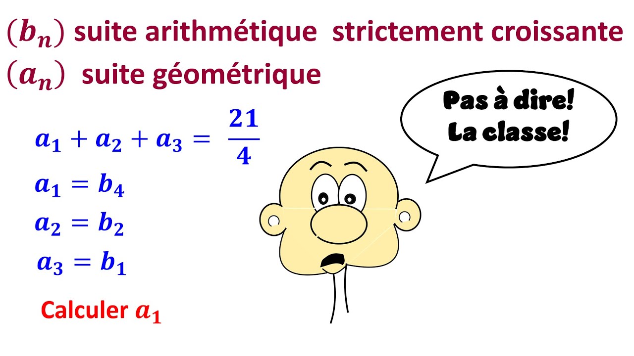 🔴 Un exercice qui combine suites arithmétiques et suites géométriques