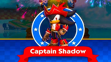 Sonic Dash - CAPTAIN SHADOW 2021 New Character Unlocked and All Bosses Unlock