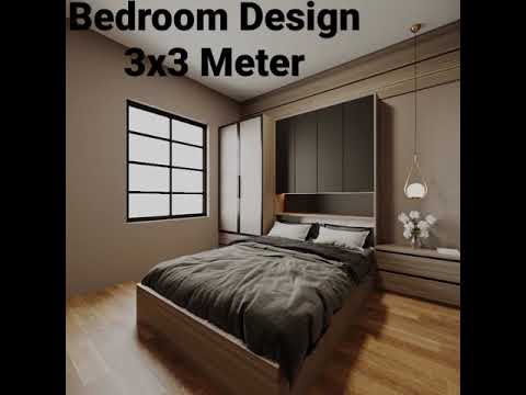 3dsmax Animation Interior Ideas Bedroom Design 3x4 #Shorts