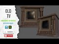 3D Modeling Old TV | Autodesk Maya+Substance3DPainter| #blender3d #shorts #maya #substance3dpainter