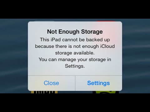 how to backup iphone to icloud error not enough storage