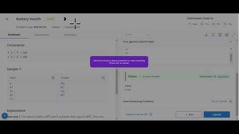 Battery Health monocept cook-off 2023 || Codechef  Solution