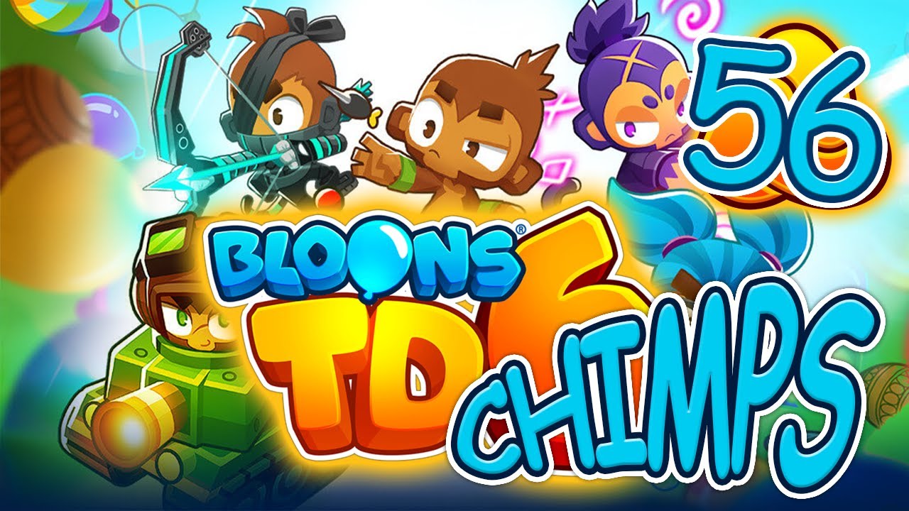 CHIMPS try 2 EZ EZ Firing Range on Hard - Bloons TD 6 Ep 56
