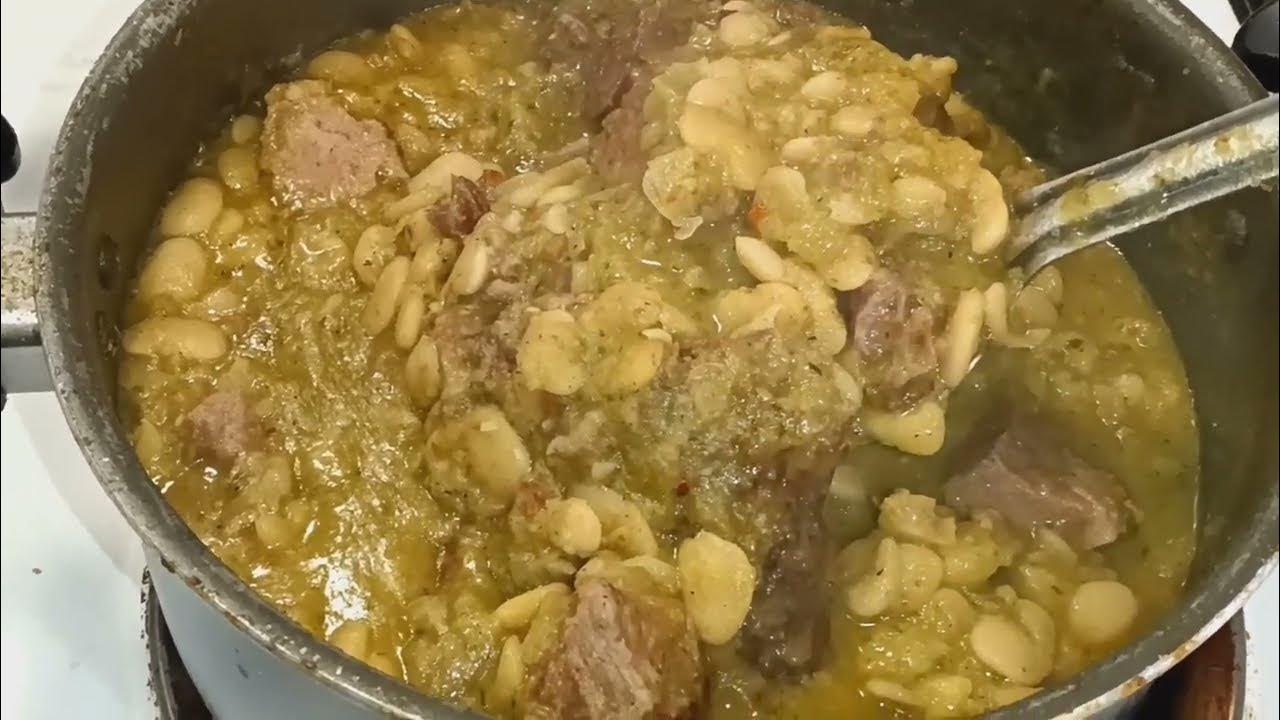 The Best Lima Beans with Smoked Neck Bones & Ham/How To Cook Dried