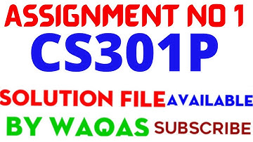 cs301p assignment 1 Solution Spring 2022 CS301P Practical Assignment 1 Solution Spring 2022 CS301P