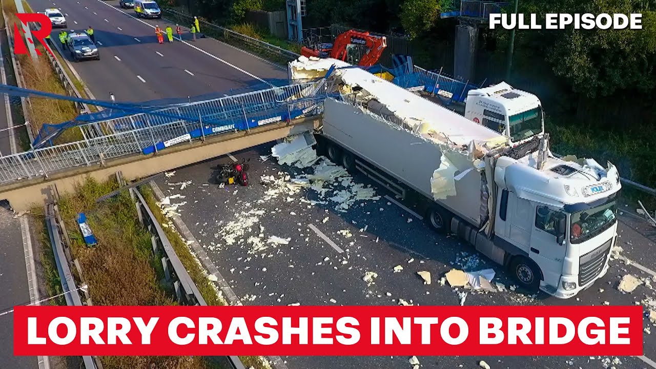 Truck Crash Causes Bridge To COLLAPSE Onto Highway Britain s Busiest truck-crash-causes-bridge-to-collapse-onto-highway-britain-s-busiest