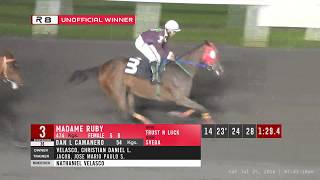 2026 Jul 25 | R08 - MADAME RUBY (3) (1:29.4)
