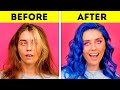 AMAZING HAIR AND MAKEUP HACKS AND TRANSFORMATIONS