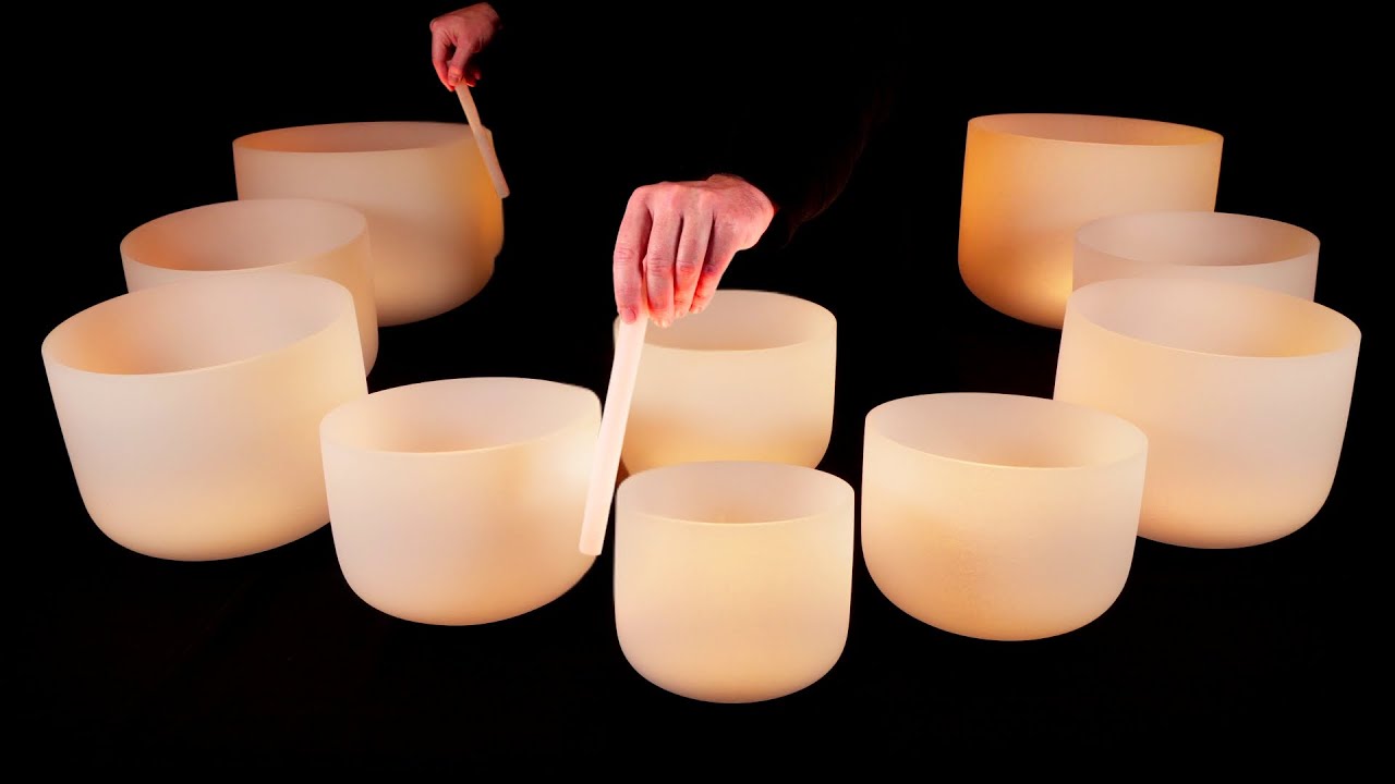 Crystal Bowls for Deep Sleep 🌀 Healing Soundscapes 432 Hz - YouTube