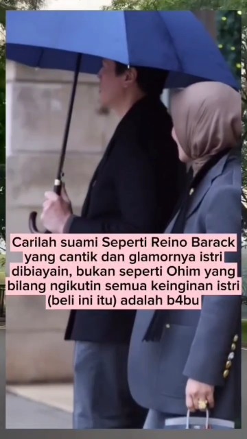 cari suami seperti Reino Barack, syahrini aja jadi IRT tapi tetap glamor