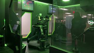 Virtual reality inside Omni Arena at Full Throttle Adrenaline Park #virtualreality #zombiesurvival