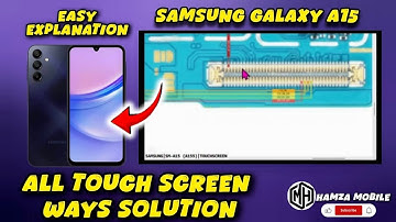 Samsung A15/SM-A155 Touch Not Working problem Solutions.Samsung A15/SM-A155 Touchscreen Ways Jumper✅