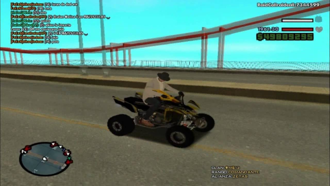 Moto YamahaGTA SAN ANDREAS YouTube