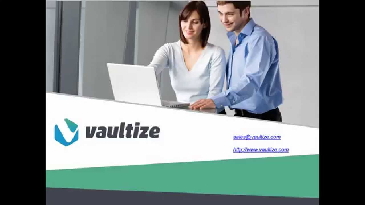 Vaultize: Demo of Sharing a File With a Watermark