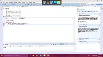 How to run java programs using eclipse