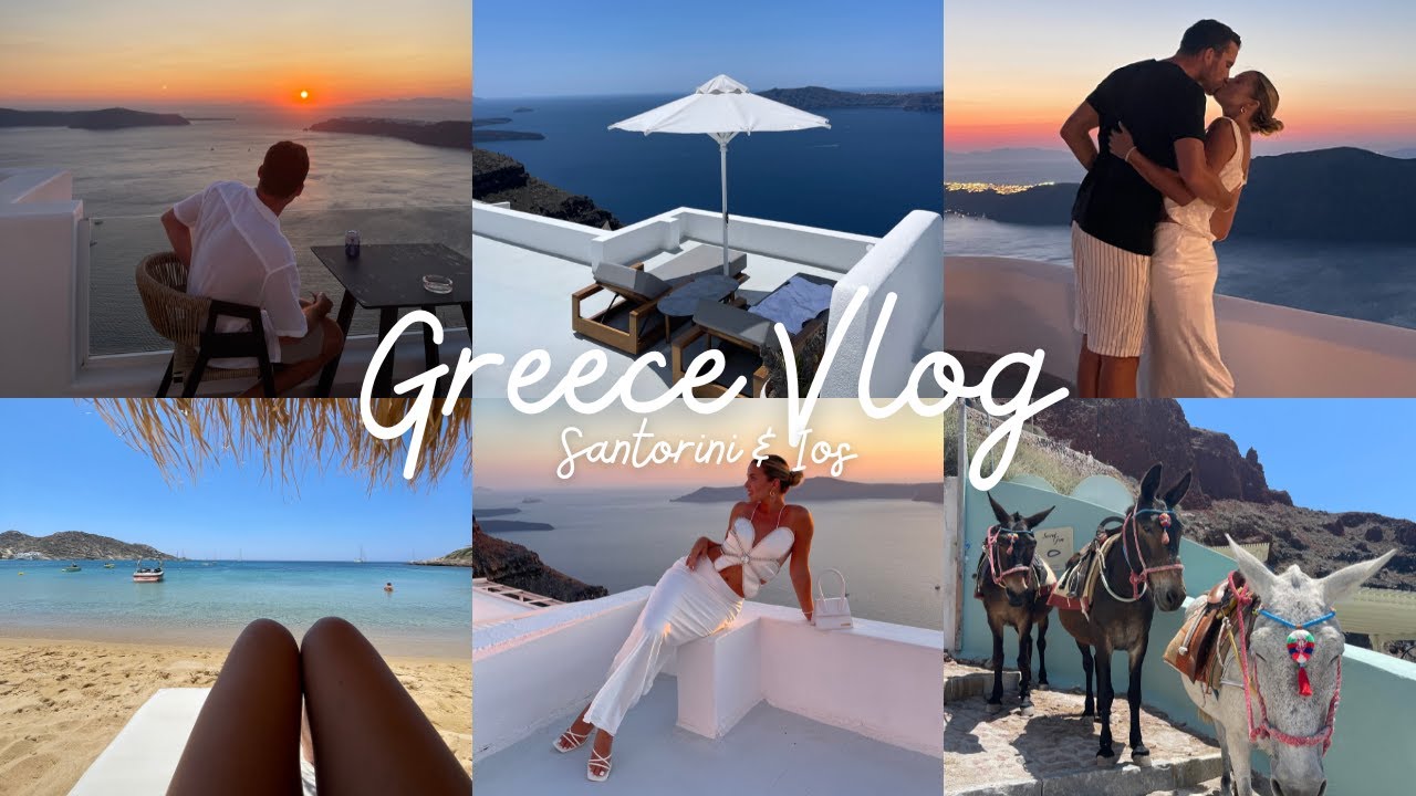 GREECE TRAVEL VLOG: Ios day trip + Fira or Oia?