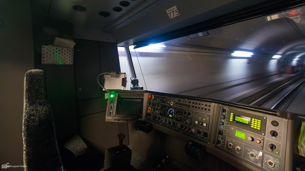 U-Bahn Nürnberg Führerstandsmitfahrt DT3-F Linie U2