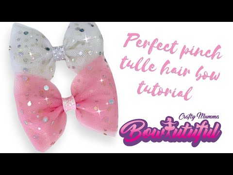 DIY tulle bow – The Crafty Mummy