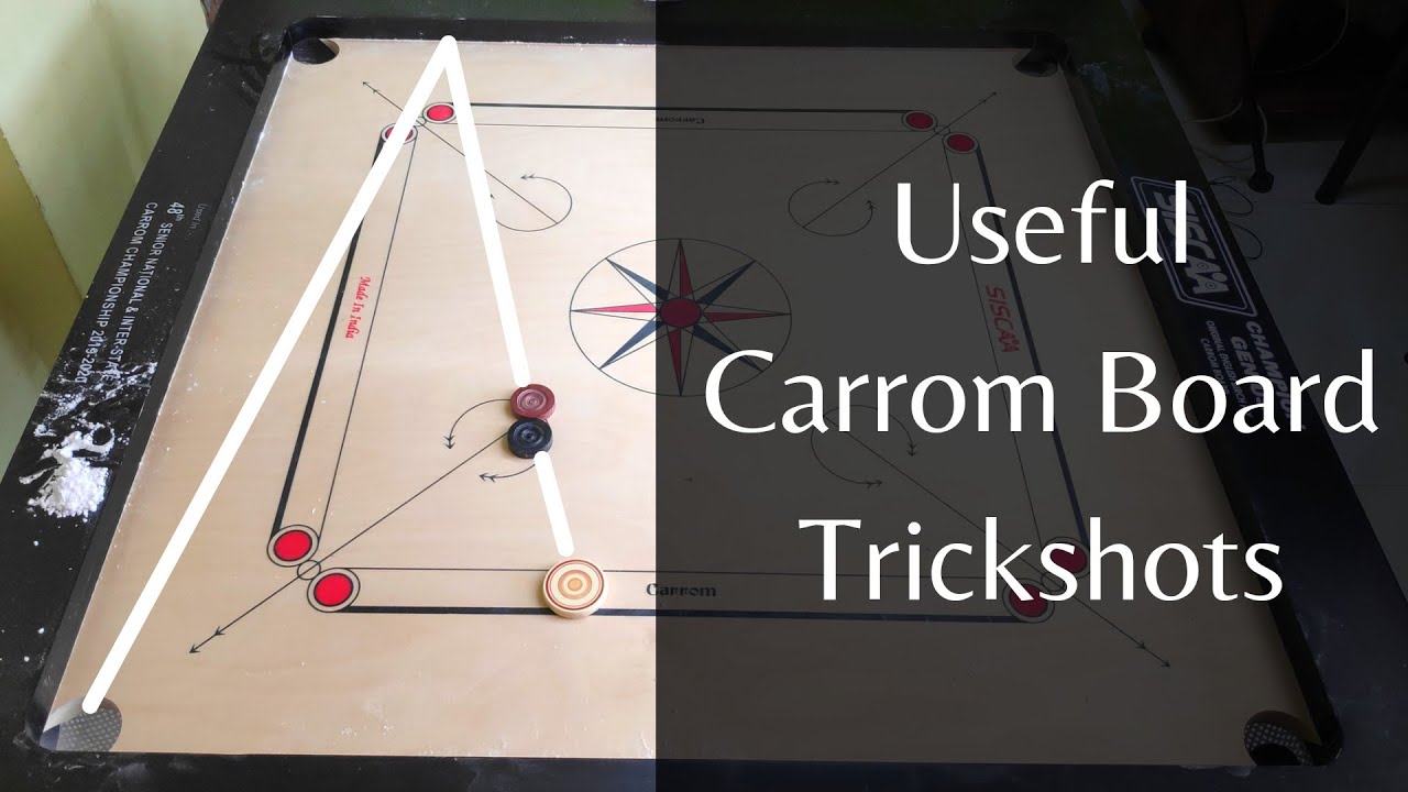Useful Carrom Board Trick Shot Strike & Pocket YouTube