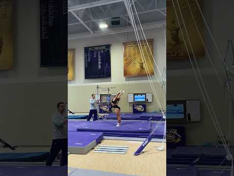 Ouch lol #gymnast #lsu #gymnasticsbars