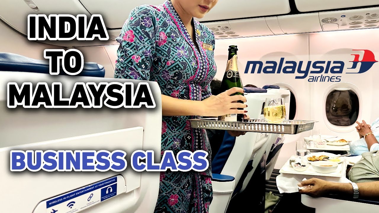 Insane Business Class with Malaysia Airlines from India to Malaysia | Trivandrum to KL