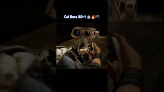 Cal fixes BD-1 🤖🔥🎮 #starwars #gaming #jedisurvivor #playstation #movie #space #science #lightsaber