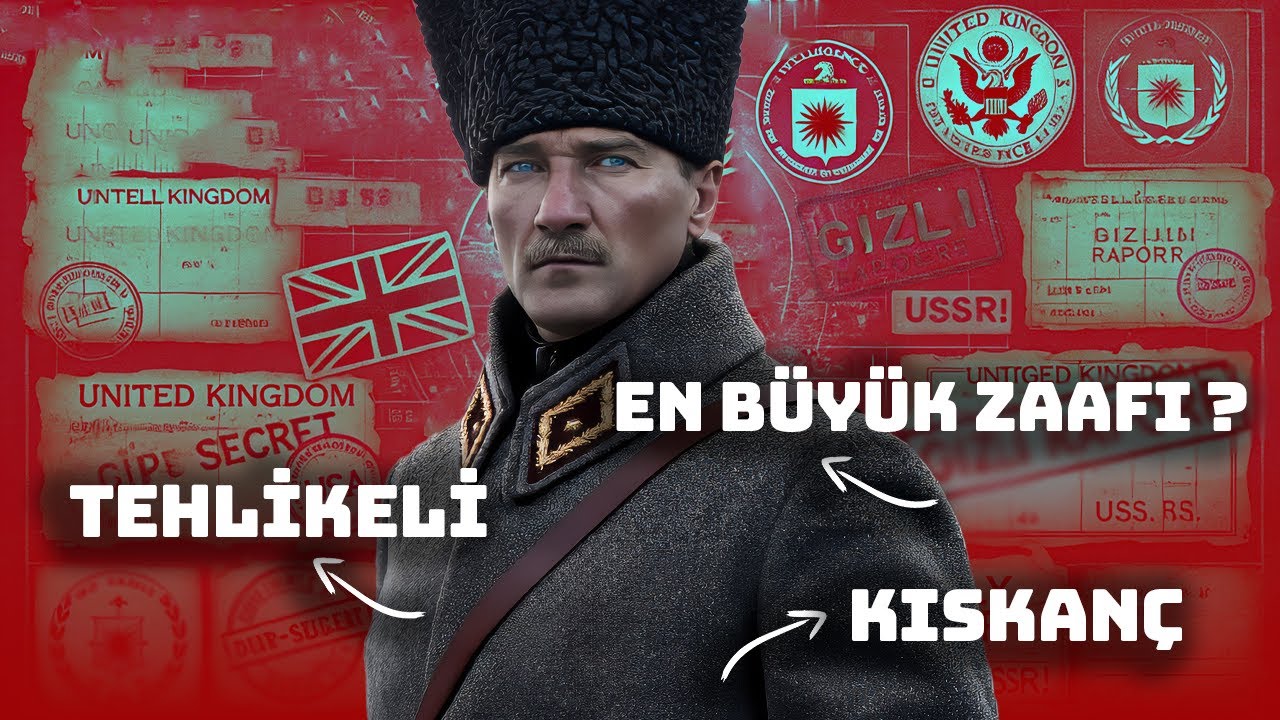 Atatürk Hakkında Yazılan İstihbarat Raporları I Dikkat Tehlikeli!