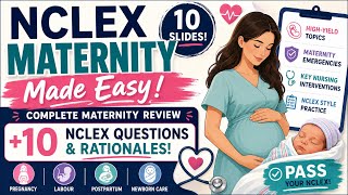 NCLEX Maternity Made Easy in 10 Slides! (+10 NCLEX Questions and Rationales)
