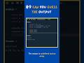 #9 JavaScript Guess the Output forEach vs map | Why forEach Returns undefined?#shorts #coding #viral