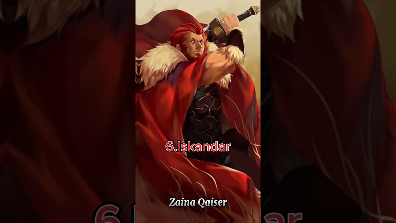 Top 10 strongest servents|| Fate series|| Zaina Qaiser