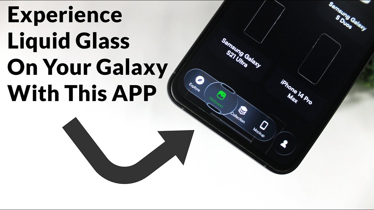Experience Liquid Glass On Samsung Or Any Android - YouTube
