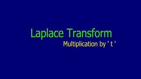 Laplace Transforms-Multiplication by t|GYMAT101 Group B&C|KTU S1 module3 |MAT102  S2 Module 4|Part4