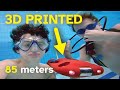 We 3d printed a submarine dives down to 85 meters  280 feet