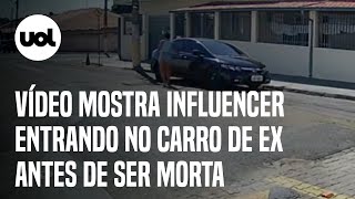 Influencer morta em Hortolândia: Vídeo mostra Micaelly entrando no carro do ex pouco antes do crime