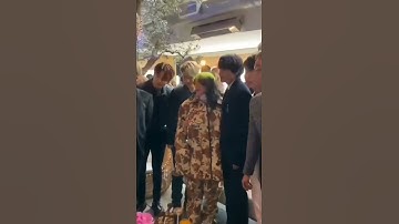 Thumbnail of Billie Eilish with Bts 💚#billieeilish #bts #shorts