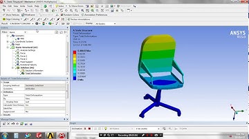 CHAIR STATIC STRUCTURAL ANALYSIS IN ANSYS WORKBENCH