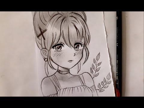 ᴴᴰ speed drawing manga/anime girl 